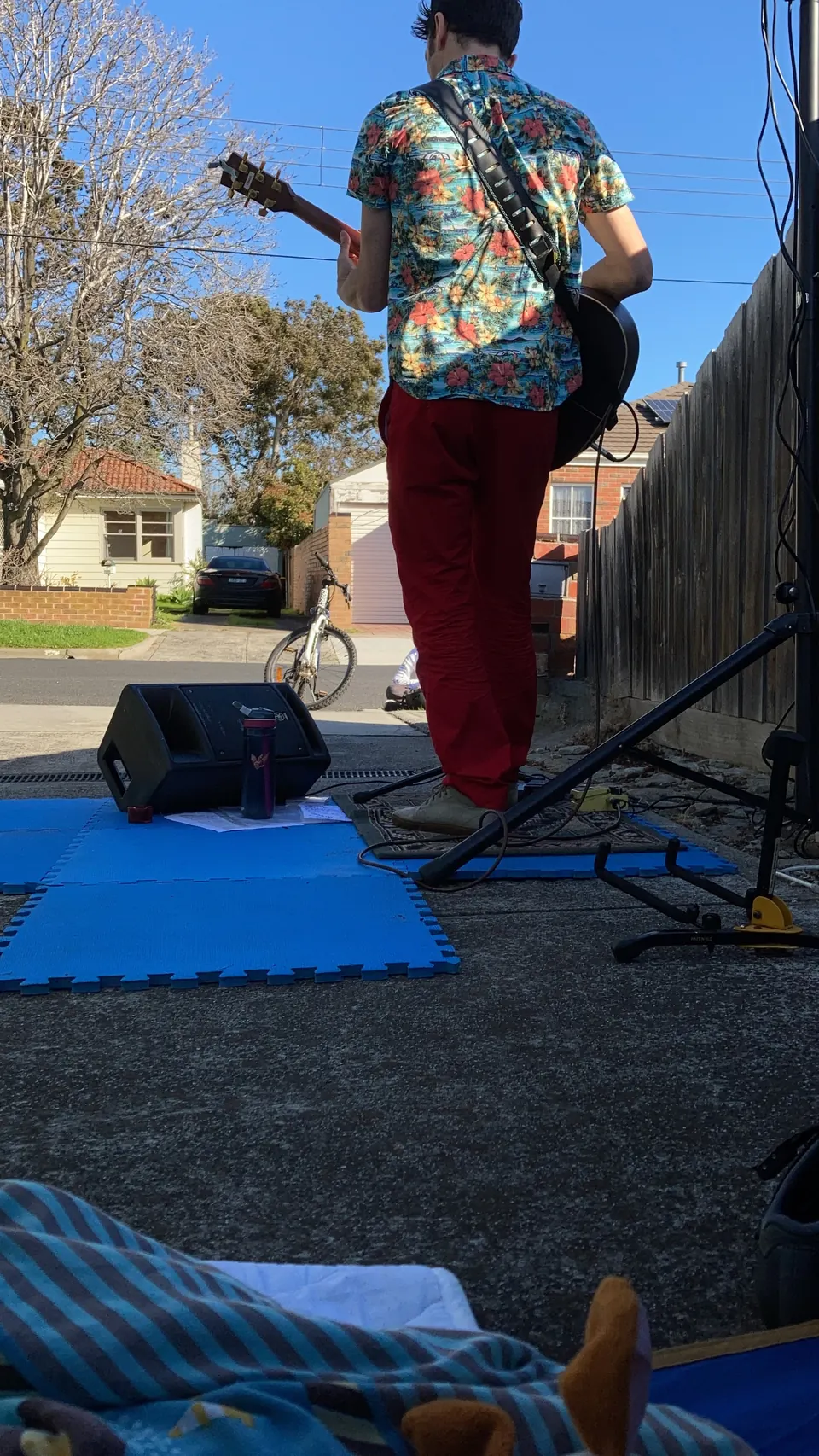 Backyard rehearsal