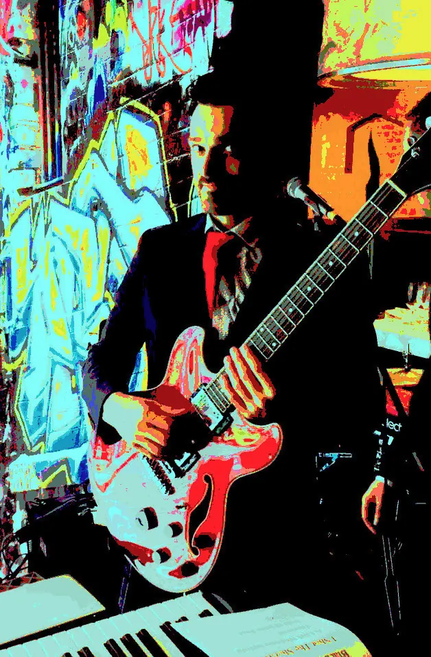 Graffiti and guitar