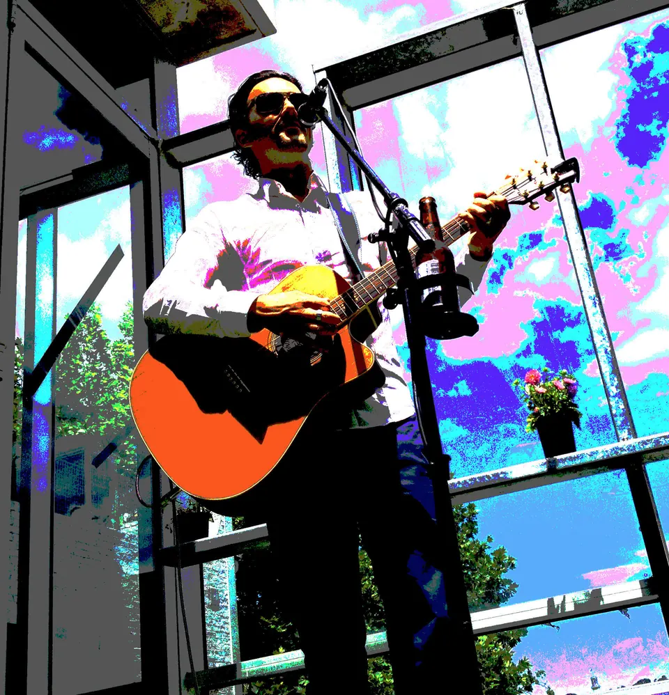 Posterised live shot
