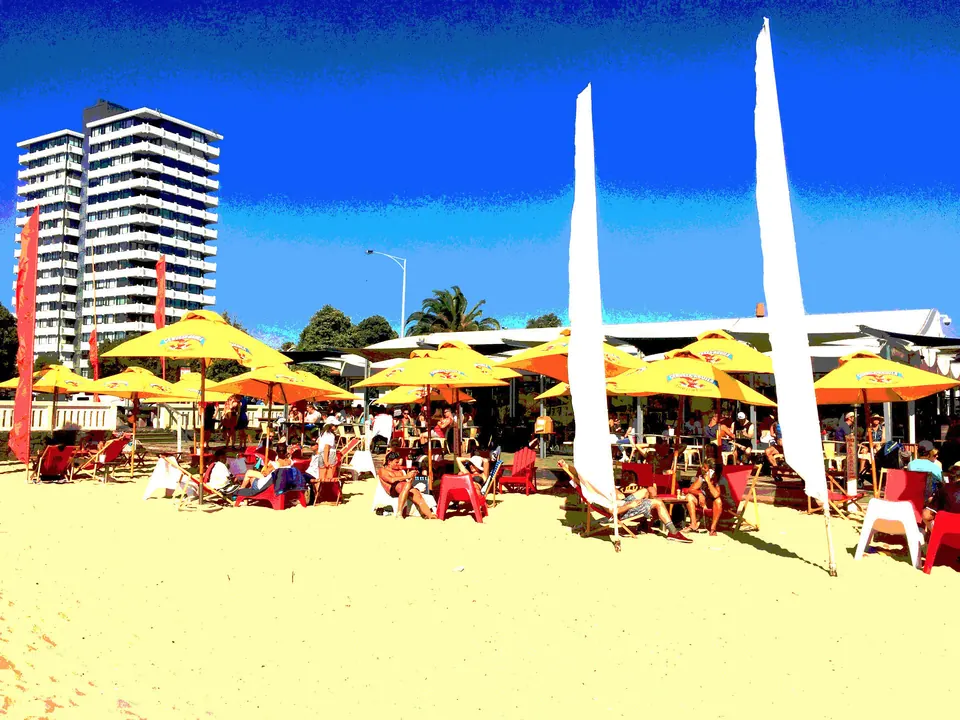 Beach club afternoon